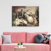 Koningin Victoria (1819-1901) en Prins Albert (181 Canvas Afdruk (Insitu (Woonkamer))
