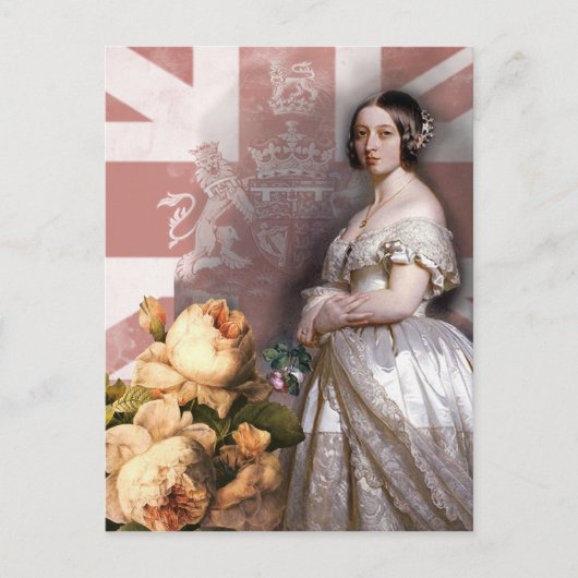  koningin Victoria Briefkaart (Voorkant)