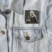 Koningin Victoria c.1899 Vierkante Button 5,1 Cm (In situ)