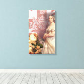 koningin Victoria Canvas Afdruk (Insitu (Houten vloer))