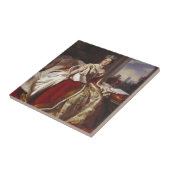 Koningin Victoria: Coronatie Tegeltje (Zijkant)