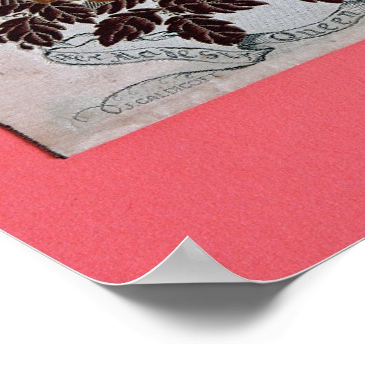 Koningin Victoria en Prins Albert bladwijzer Poster (Hoek)