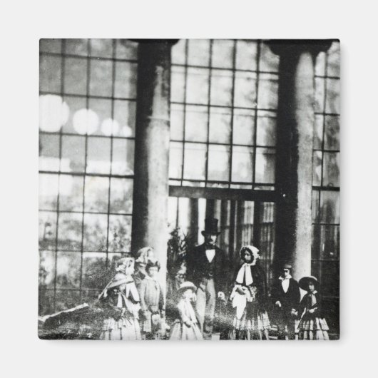 Koningin Victoria en Prins Albert met hun Magneet (Voorkant)