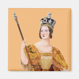 Koningin Victoria - historische illustraties Magneet