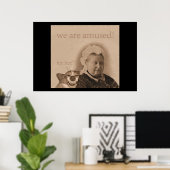 Koningin Victoria is amusant! Poster (Thuiskantoor)