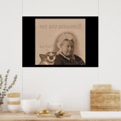 Koningin Victoria is amusant! Poster (Keuken)