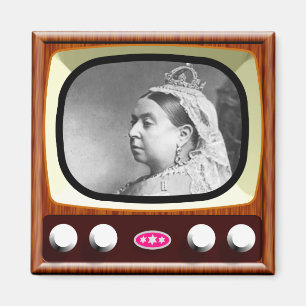 Koningin Victoria op de Retro TV Magneet