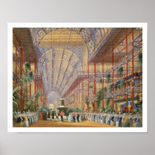 Koningin Victoria opent de tentoonstelling van 186 Poster