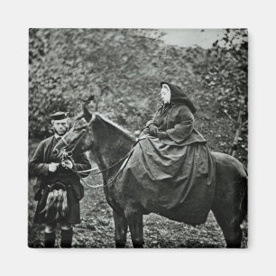 Koningin Victoria over afscheid op Balmoraal, 1863 Magneet