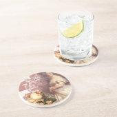 koningin Victoria Zandsteen Onderzetter (Zijkant)