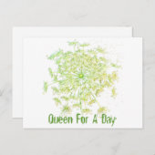Koningin voor een dag briefkaart (Voorkant / Achterkant)