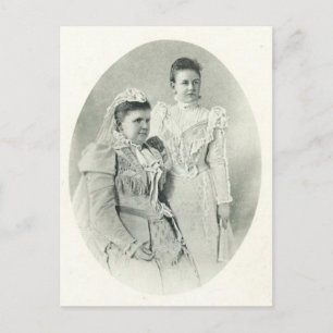 Koningin Wilhelmina & Emma der Nederlanden #002NL Briefkaart