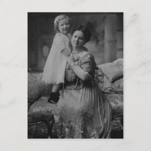 Koningin Wilhelmina en Juliana van Nederland Briefkaart