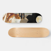 Koningin-zwart-wit Skateboard (Horizontaal)