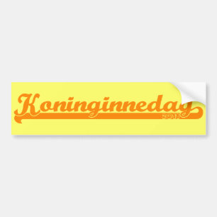 Koninginnedag Bumpersticker