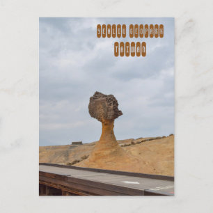 Koninginnehoofd in Yehliu Geopark in Taipei Taiwan Briefkaart