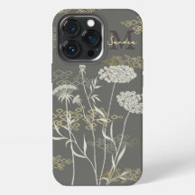 Koninginnekruid Donkere iPhone / iPad hoes