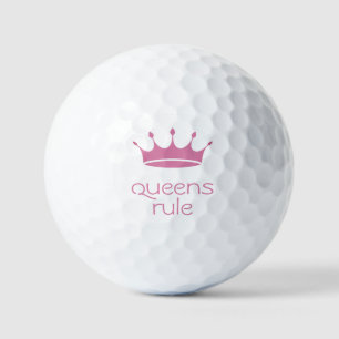 Koninginnen Regeren Roze Kroon  Golfballen