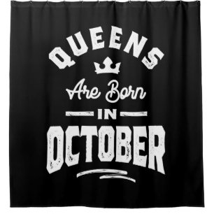 koninginnen worden geboren in oktober 2008 douchegordijn
