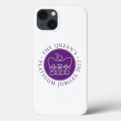Koningin's Platinum Jubilee Case-Mate iPhone Case (Achterkant)