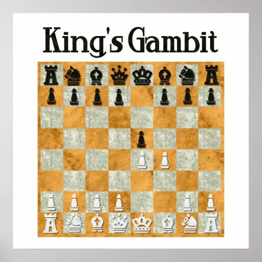 Koning's Gambit Poster (Voorkant)