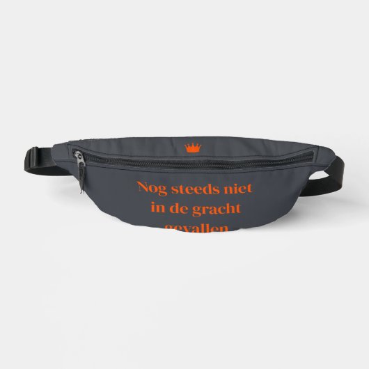 Koningsdag ceinture - Texte orange - canal - (Recto)