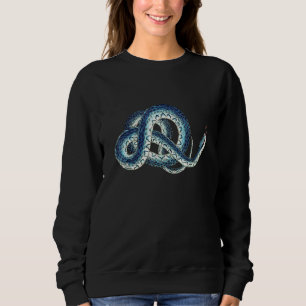 Koningslang Slang Wampum Blauwe Slang Chaos Symboo Trui