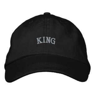Koningsnaam trendy geborduurde petten Petten