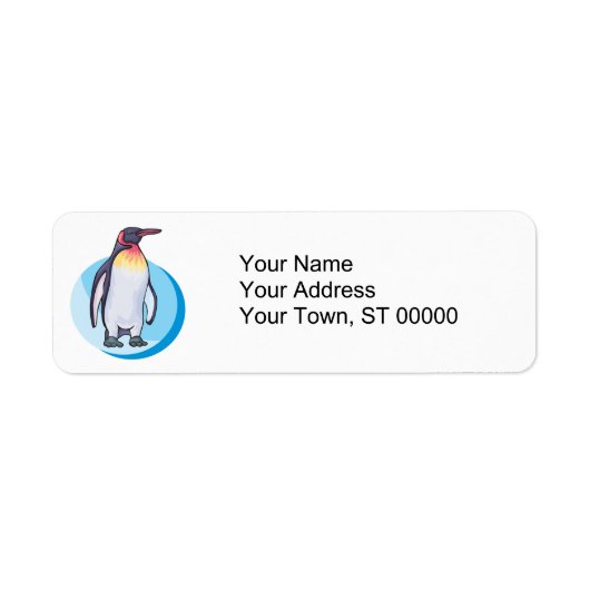 koningspinguïn etiket (Voorkant)