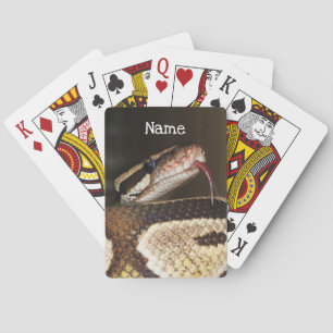 Koningspython slang pokerkaarten