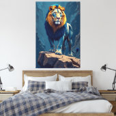 Koningstop Canvas Afdruk (Insitu (Slaapkamer))