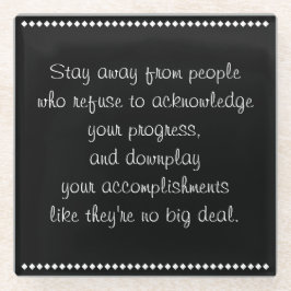 koninklijk advies glazen onderzetter