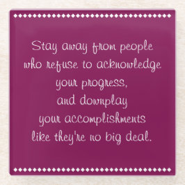 koninklijk advies glazen onderzetter