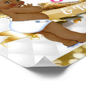 Koninklijk Afrikaans Genderbekendmakingsbord Poster (Hoek)