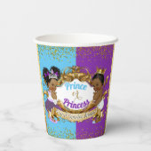 Koninklijk Afrikaans geslacht onthullen Paars en b Papieren Bekers (Achterkant)