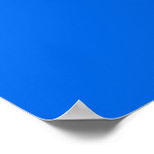 Koninklijk Azure Poster (Hoek)