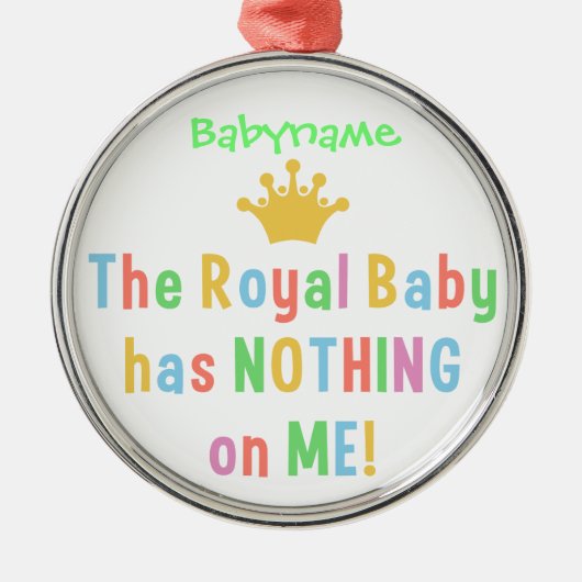 Koninklijk Baby ornament (Voorkant)