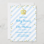 Koninklijk Baby shower Uitnodiging (Voorkant)