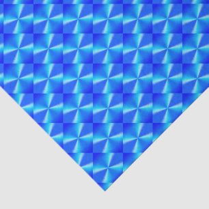 Koninklijk Blauw Diamant Patroon Tissuepapier