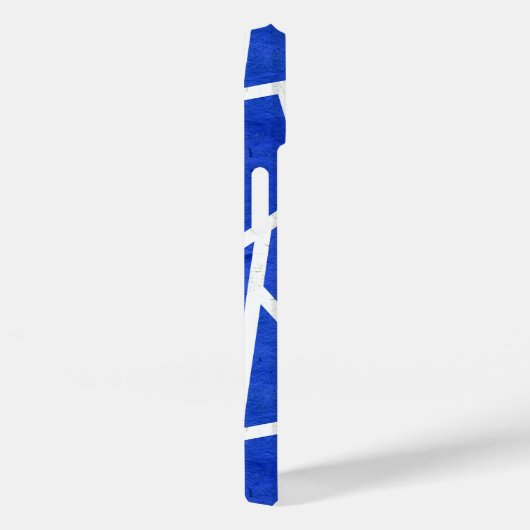 Koninklijk blauw en wit mozaïekpatroon Case-Mate iPhone case (Achterkant / Rechts)