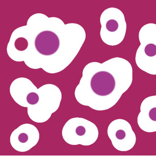 KONINKLIJK BLAUW EN ZALM ROZE KUNSTPATROON KUSSEN