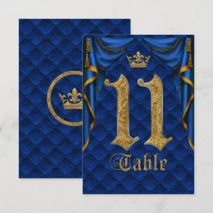 Koninklijk Blauw Gouden Kroon Trouw Tafelnummer 11