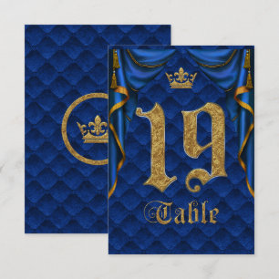 Koninklijk Blauw Gouden Kroon Trouw Tafelnummer 19