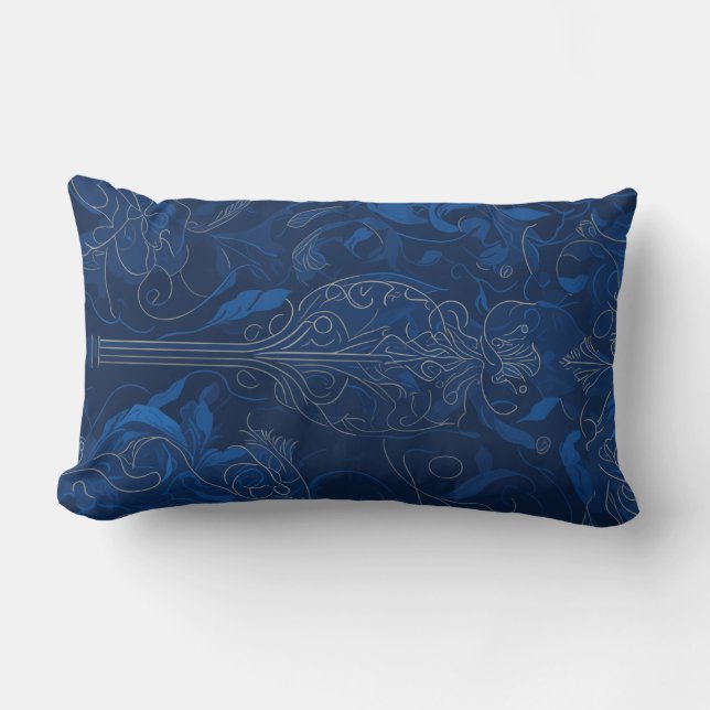 Koninklijk Blauw Kussen (Voorkant)