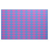 Koninklijk Blauw, Magenta Diamant Faux Patchwork P Stof (Fat Quarter)