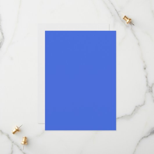 Koninklijk Blauw & Wit Bewaar de Datum – Aanpasbaa Save The Date (Voorkant / Achterkant in situ)