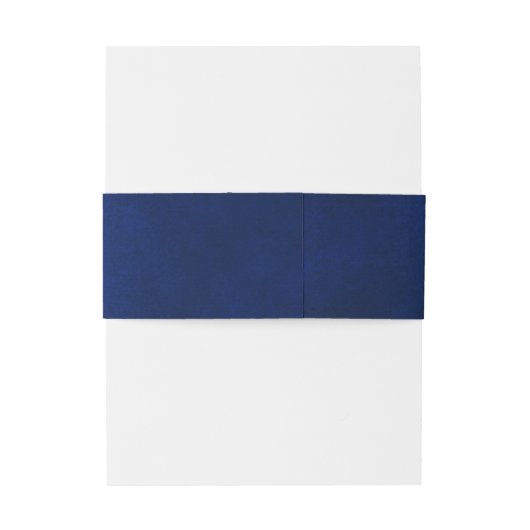 Koninklijk Blauw Wit Zilver Metallic Bruiloft in Uitnodigingen Wikkel (Achterkant Voorbeeld)