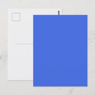 Koninklijk Blauwe Aanpasbare Ansichtkaart Briefkaart