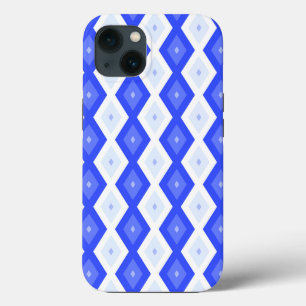 Koninklijk blauwe diamant patroon Case-Mate iPhone 13 Hoesje