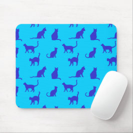 Koninklijk blauwe kat muismat